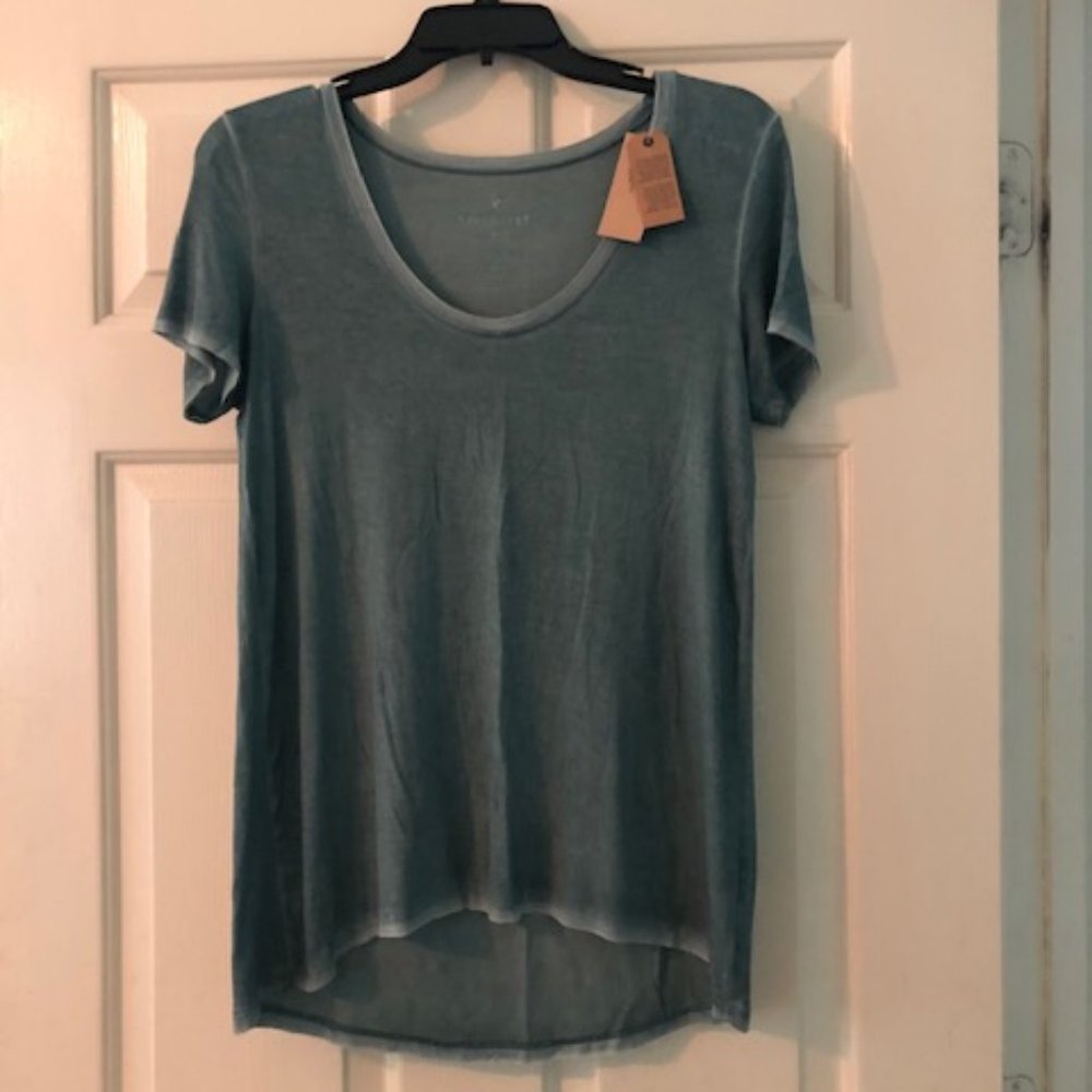 American Eagle Soft & Sexy High Low Top Blouse S